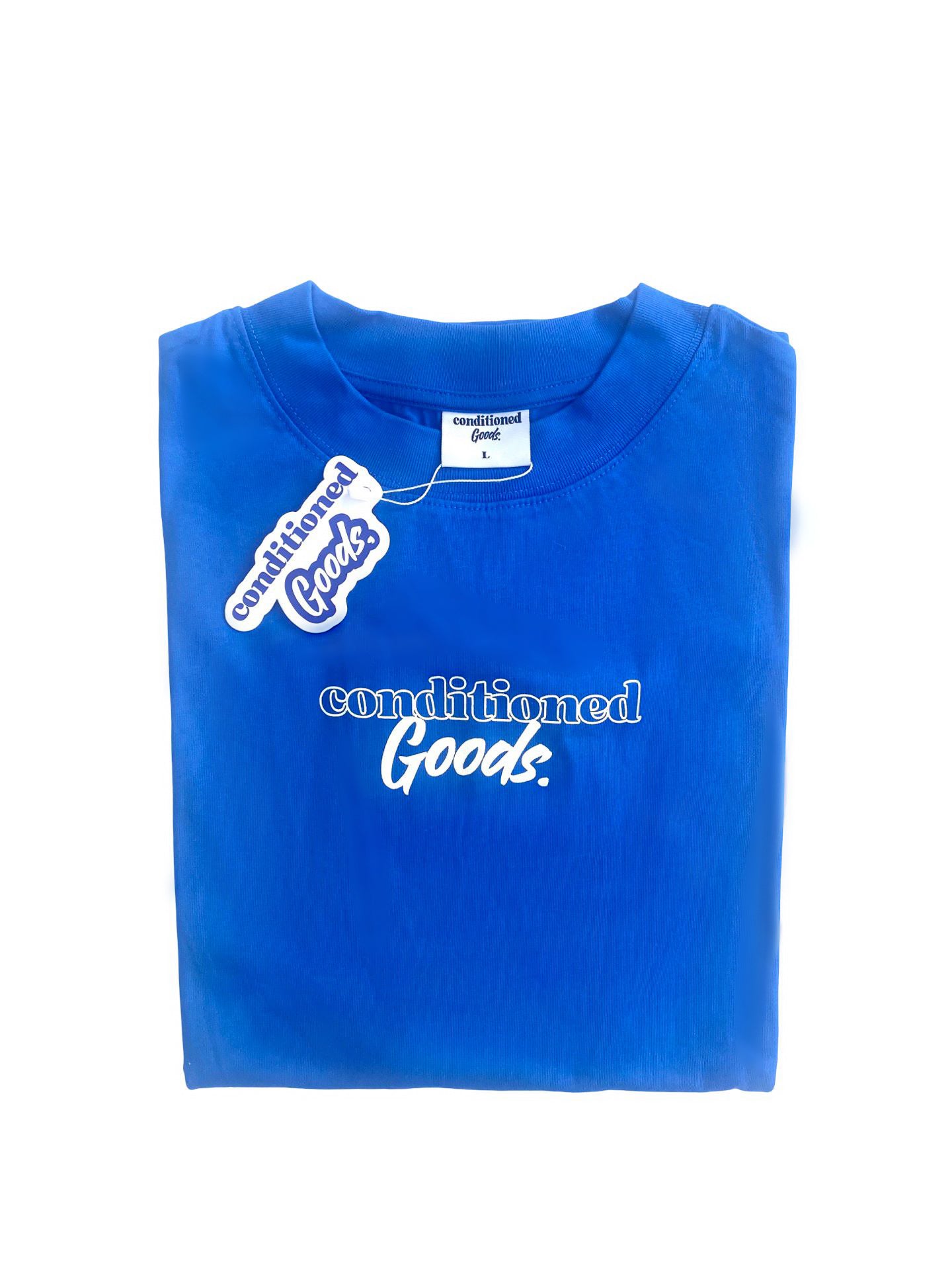 Pyramid T - Royal Blue/Off White