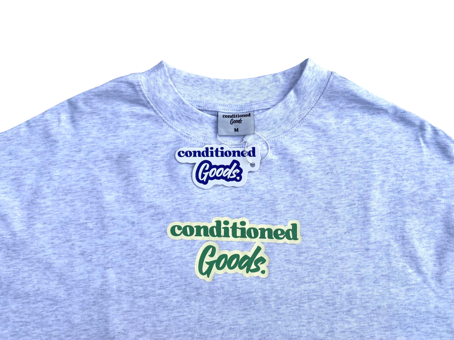 Track & Field T - Grey Marle/Forest Green