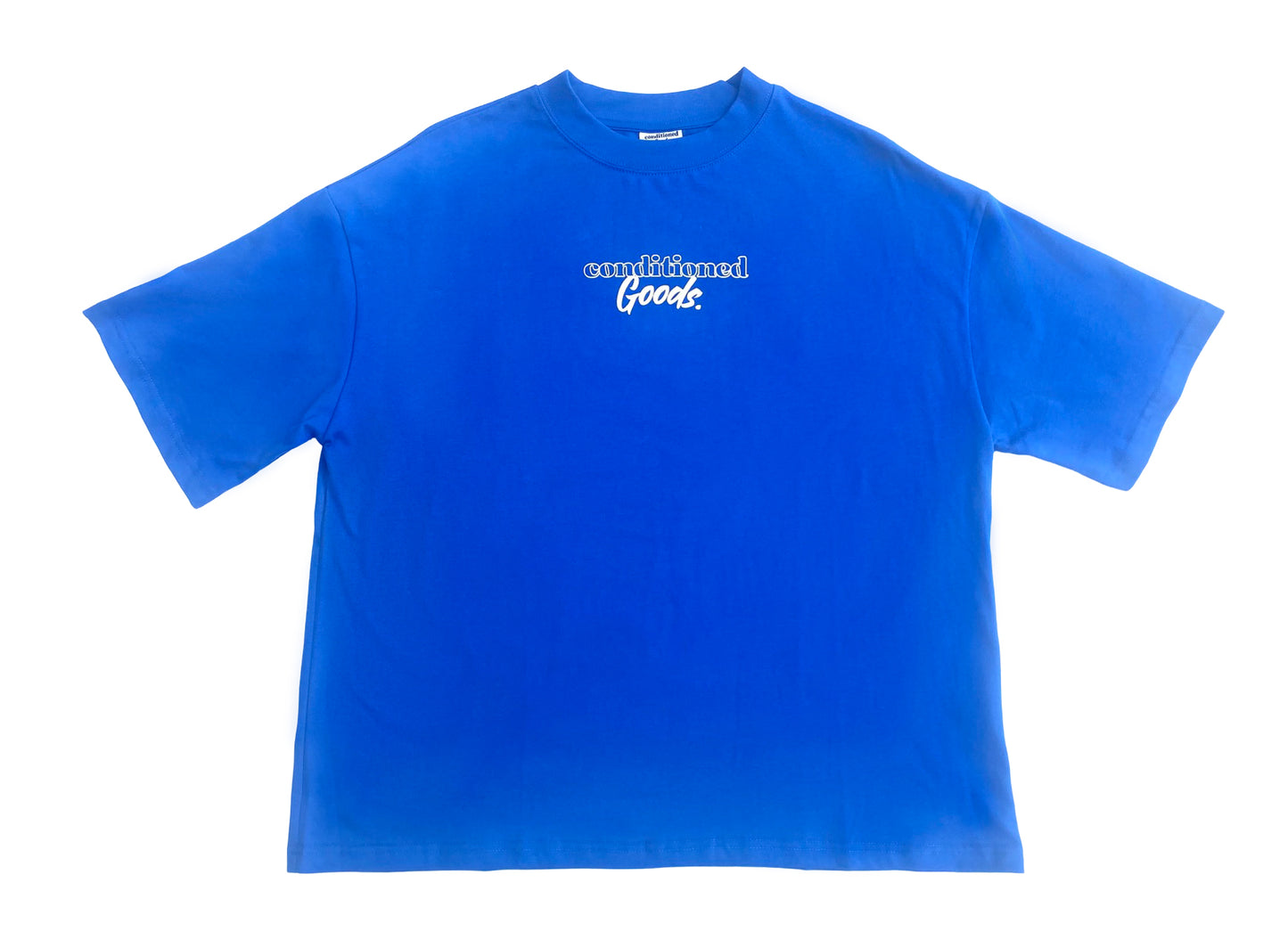 Pyramid T - Royal Blue/Off White