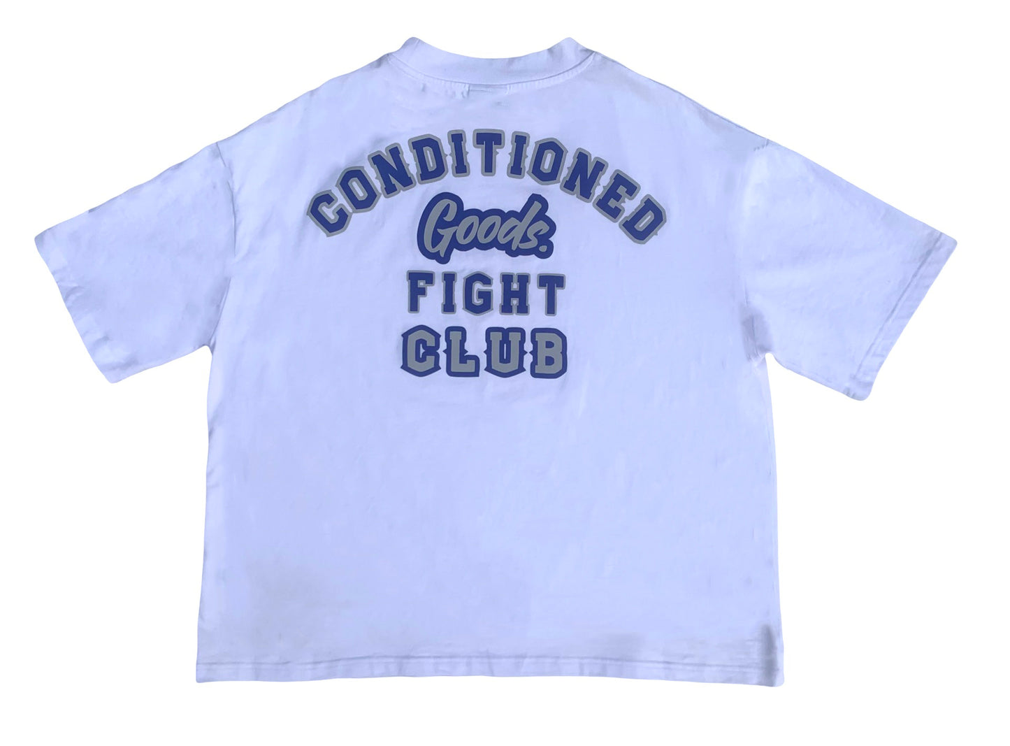 Fight Club T - Brilliant White/Navy Blue