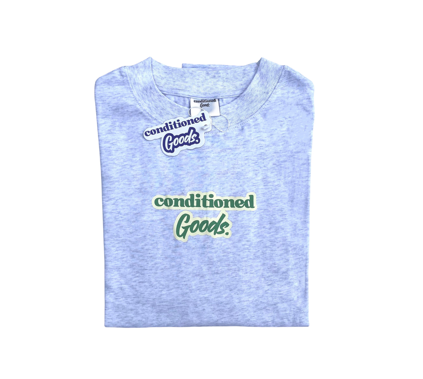 Track & Field T - Grey Marle/Forest Green
