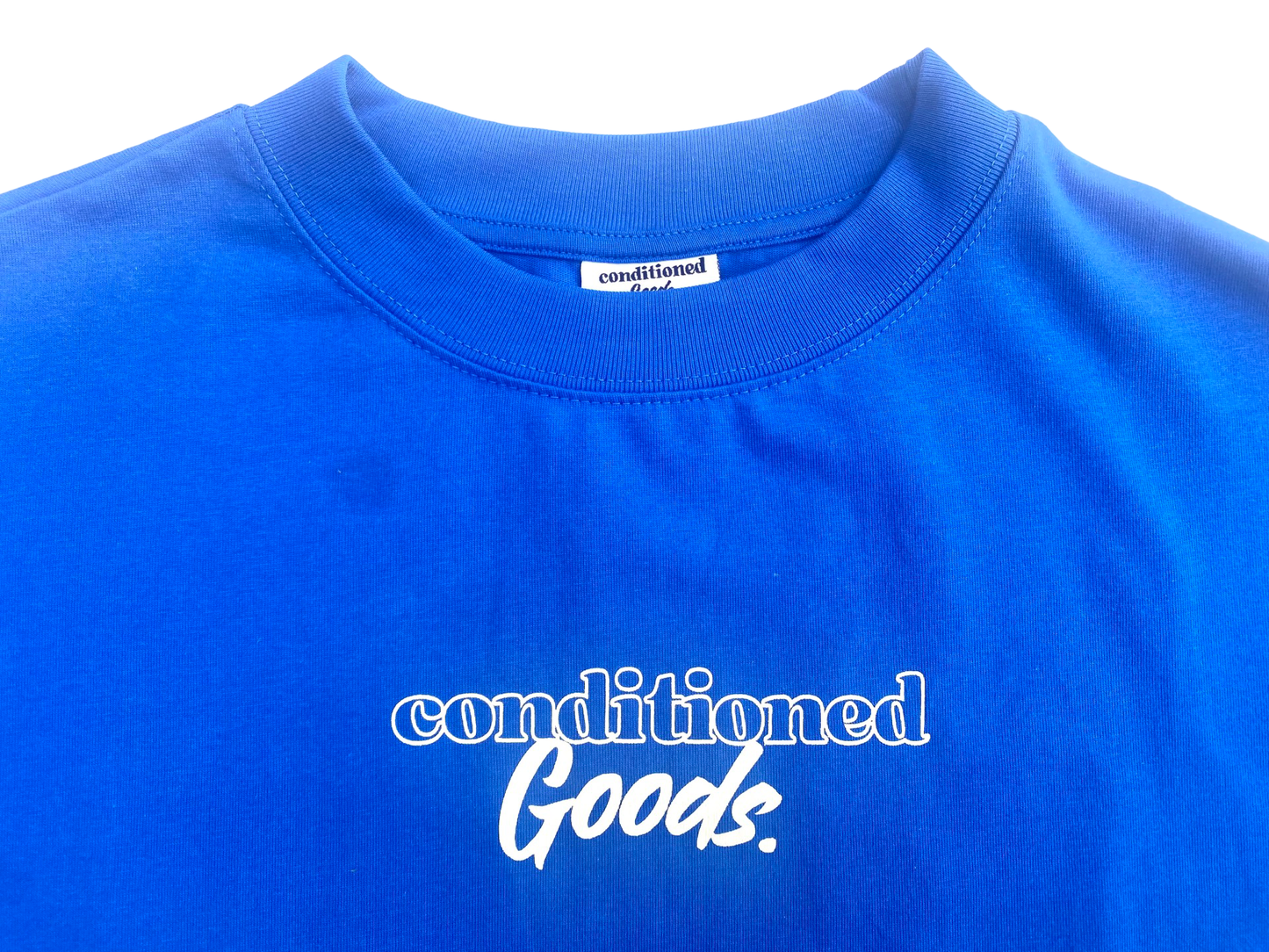 Pyramid T - Royal Blue/Off White