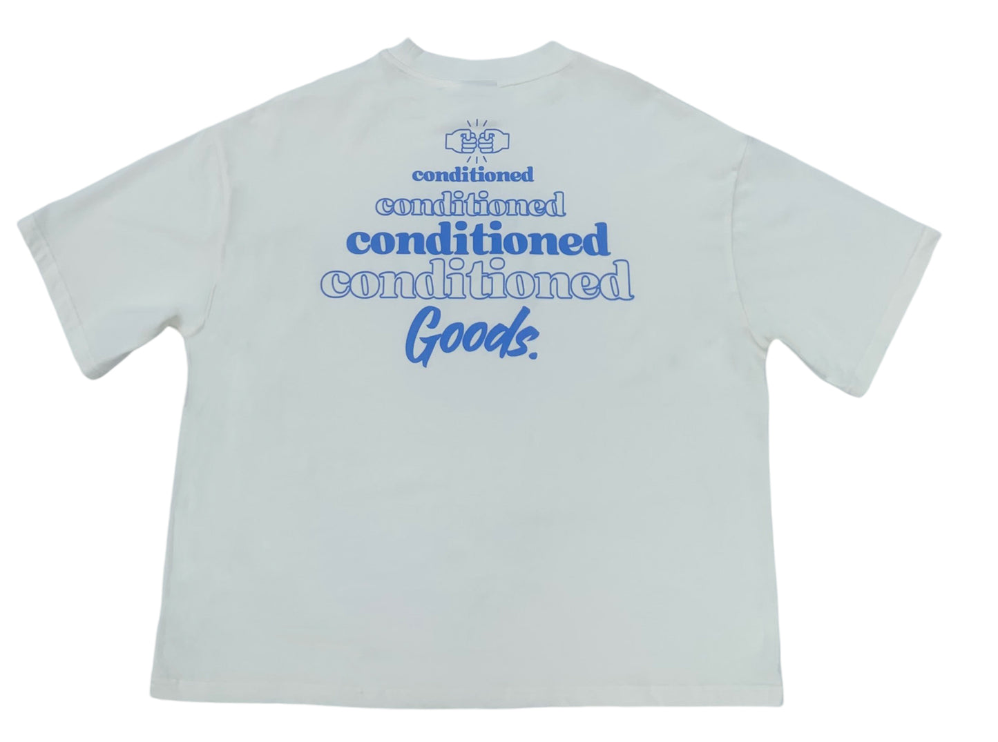 Pyramid T - Off White/Cool Blue