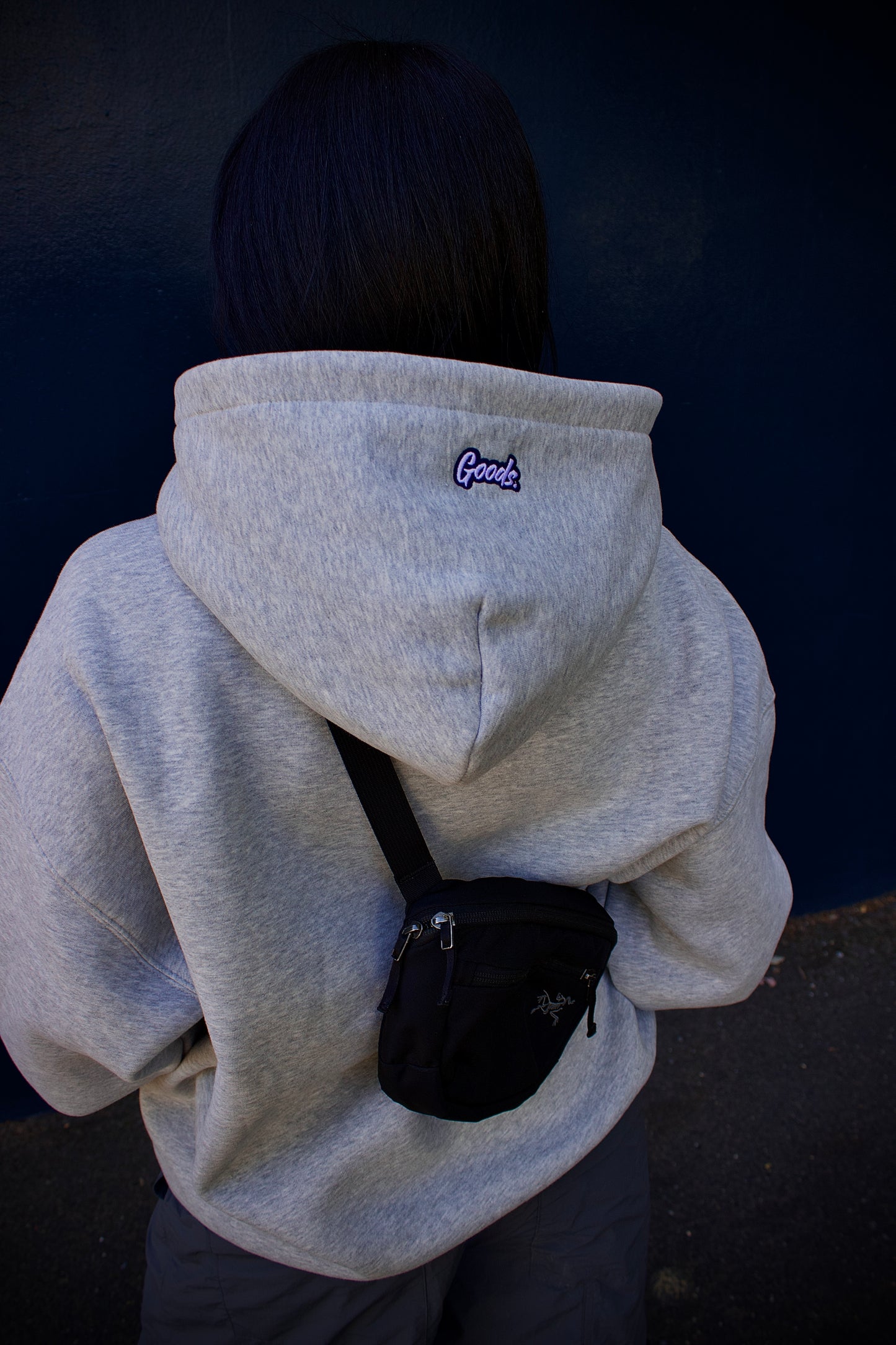 CG Varsity Hoodie - Marle Grey