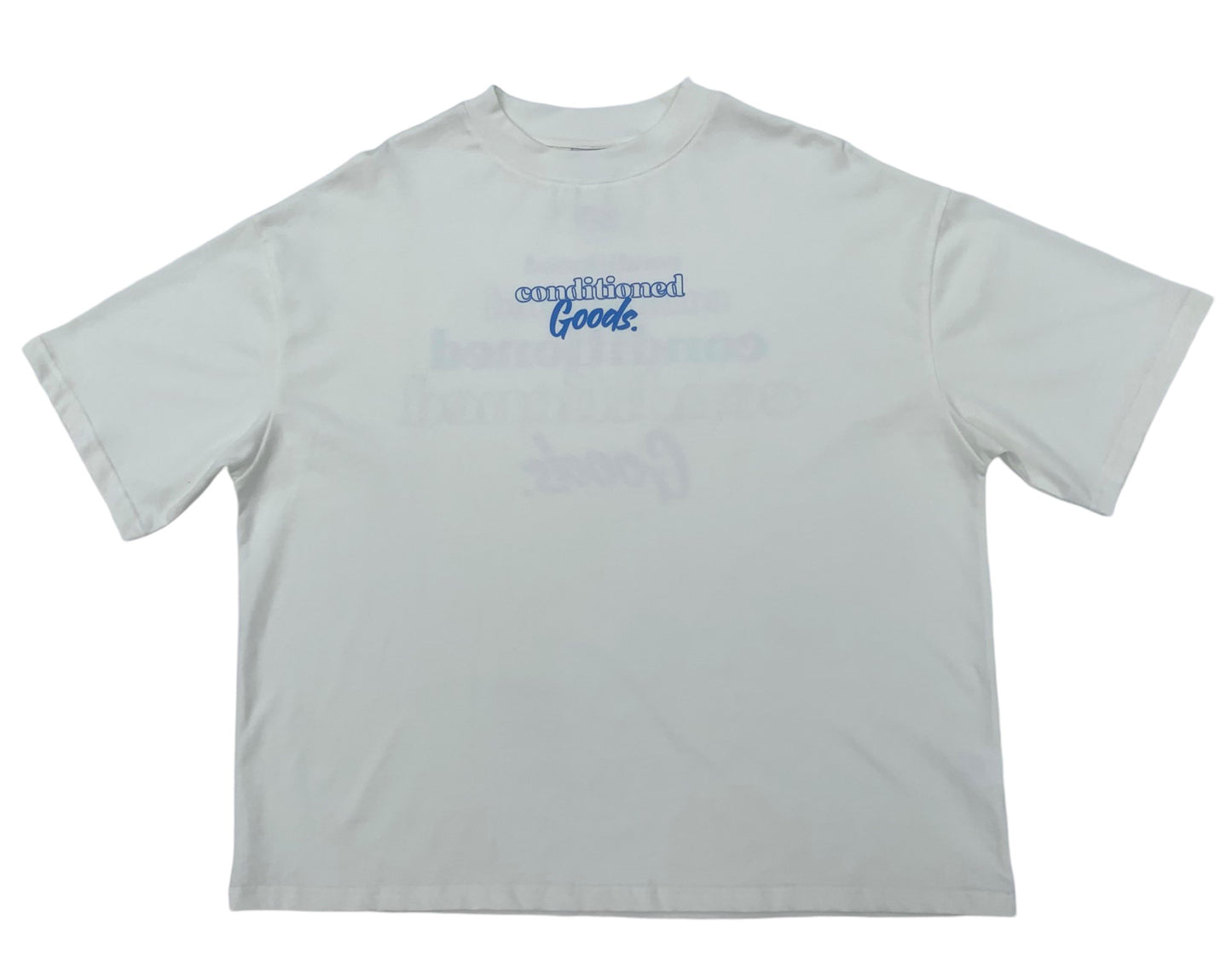 Pyramid T - Off White/Cool Blue