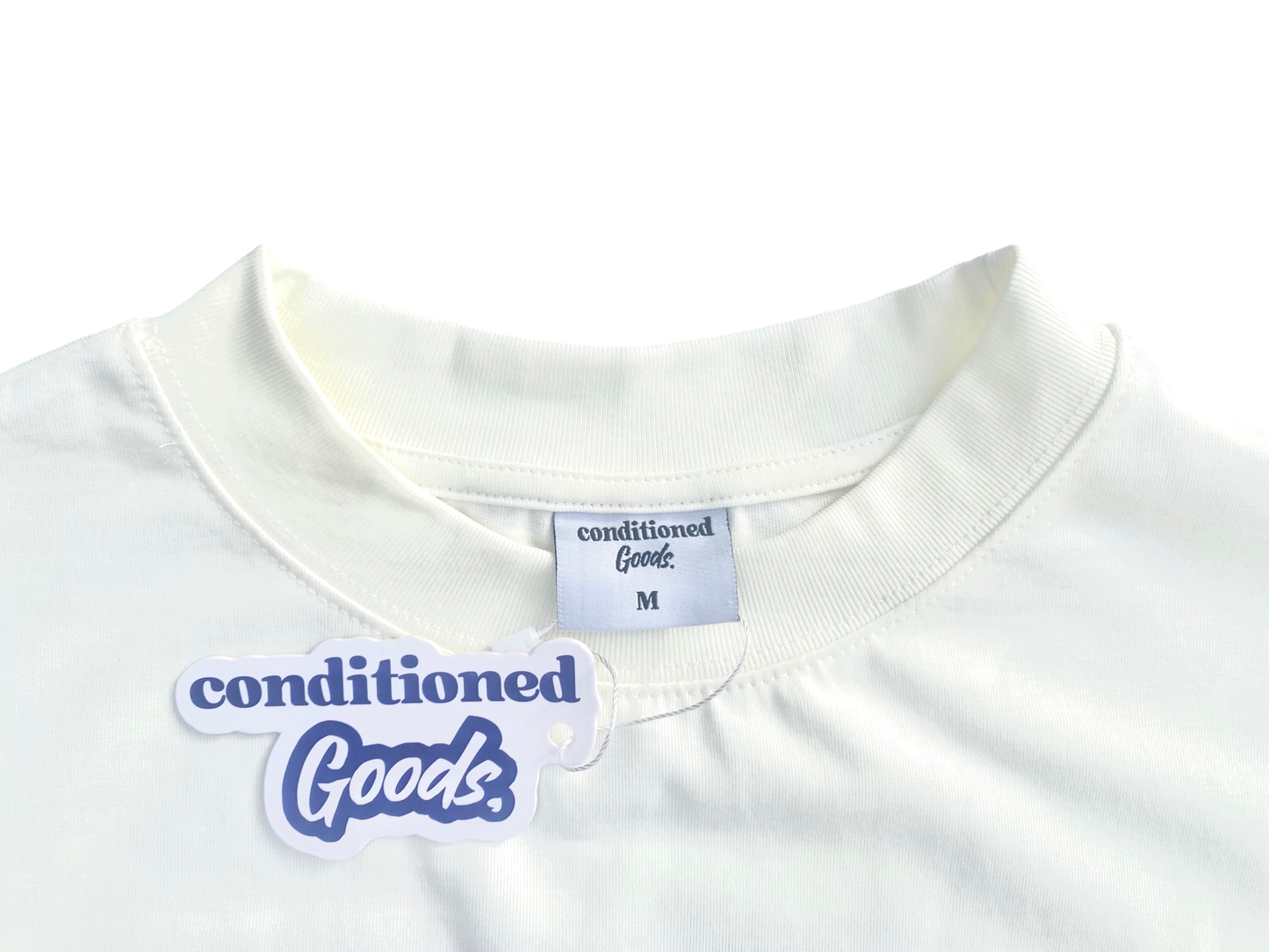 Pyramid T - Off White/Cool Blue