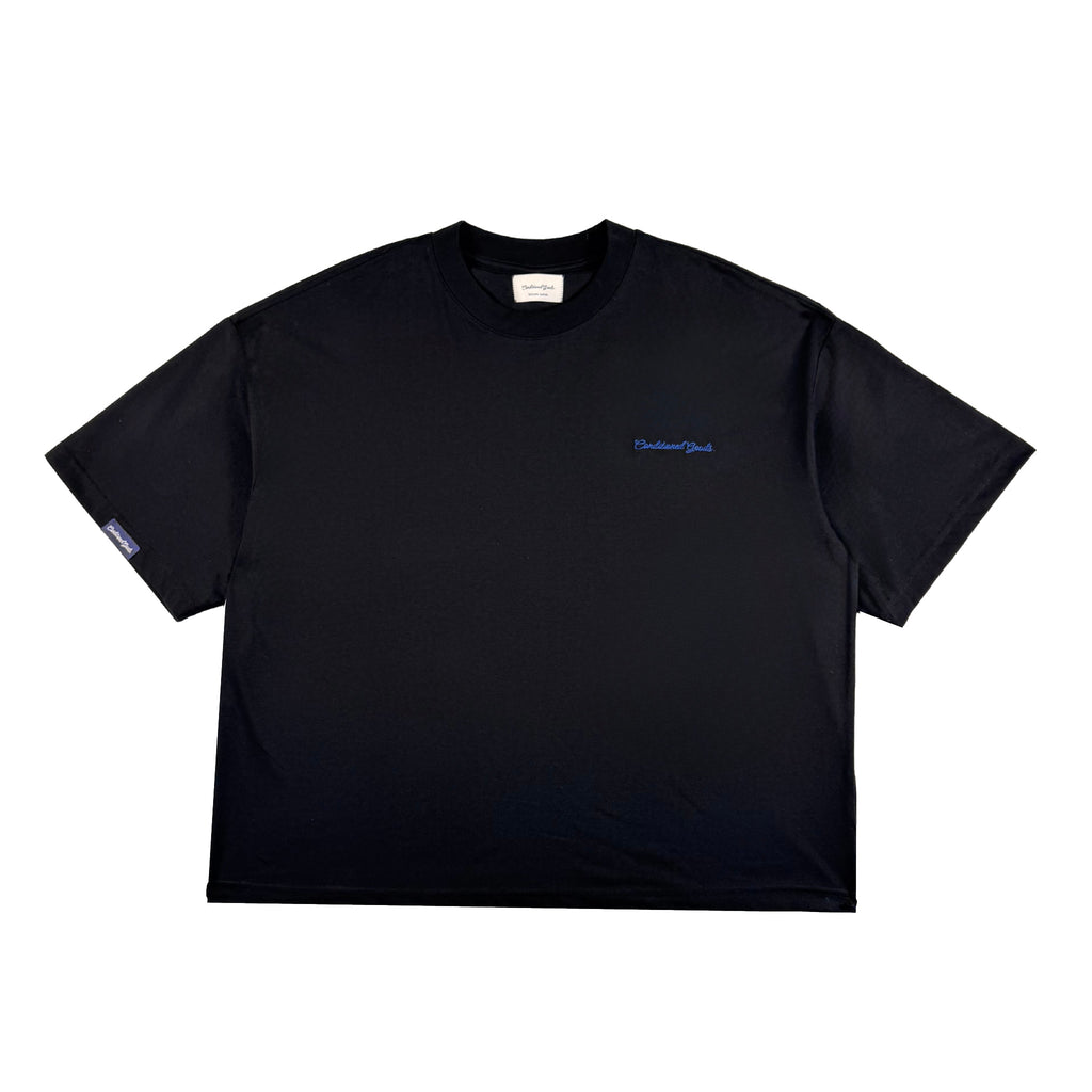 Subtle Tee - Black/Cobalt