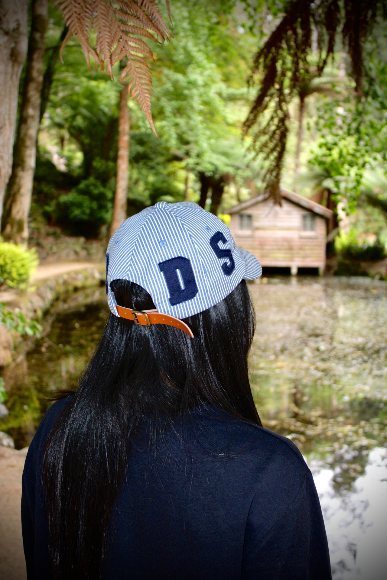 Goods All Over Cap - Pinstripe Blue