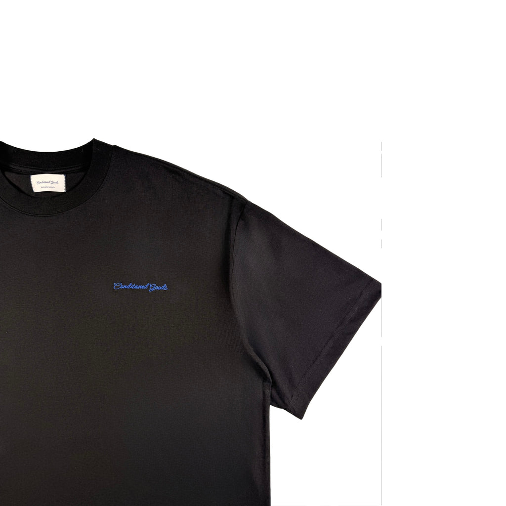 Subtle Tee - Black/Cobalt