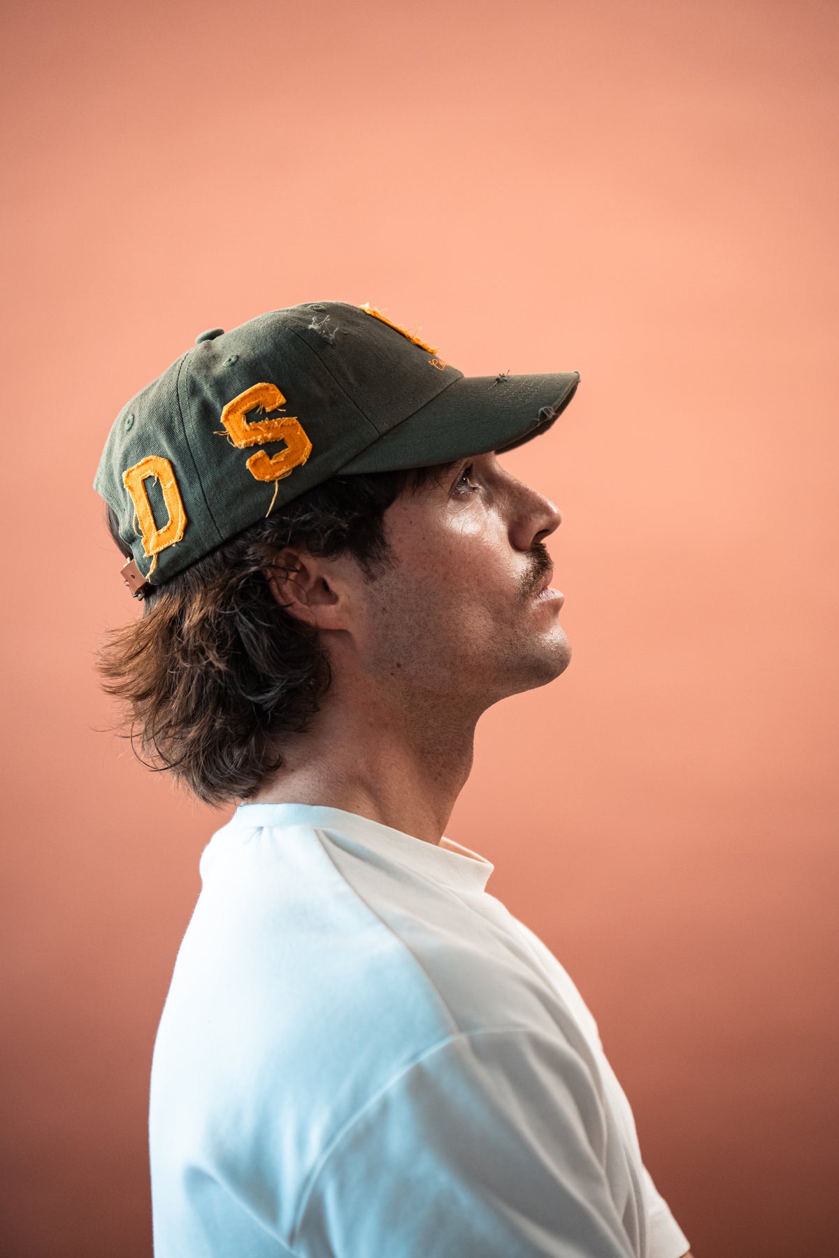 Goods Strapback Cap - Olive/Mandarin (PREORDER)