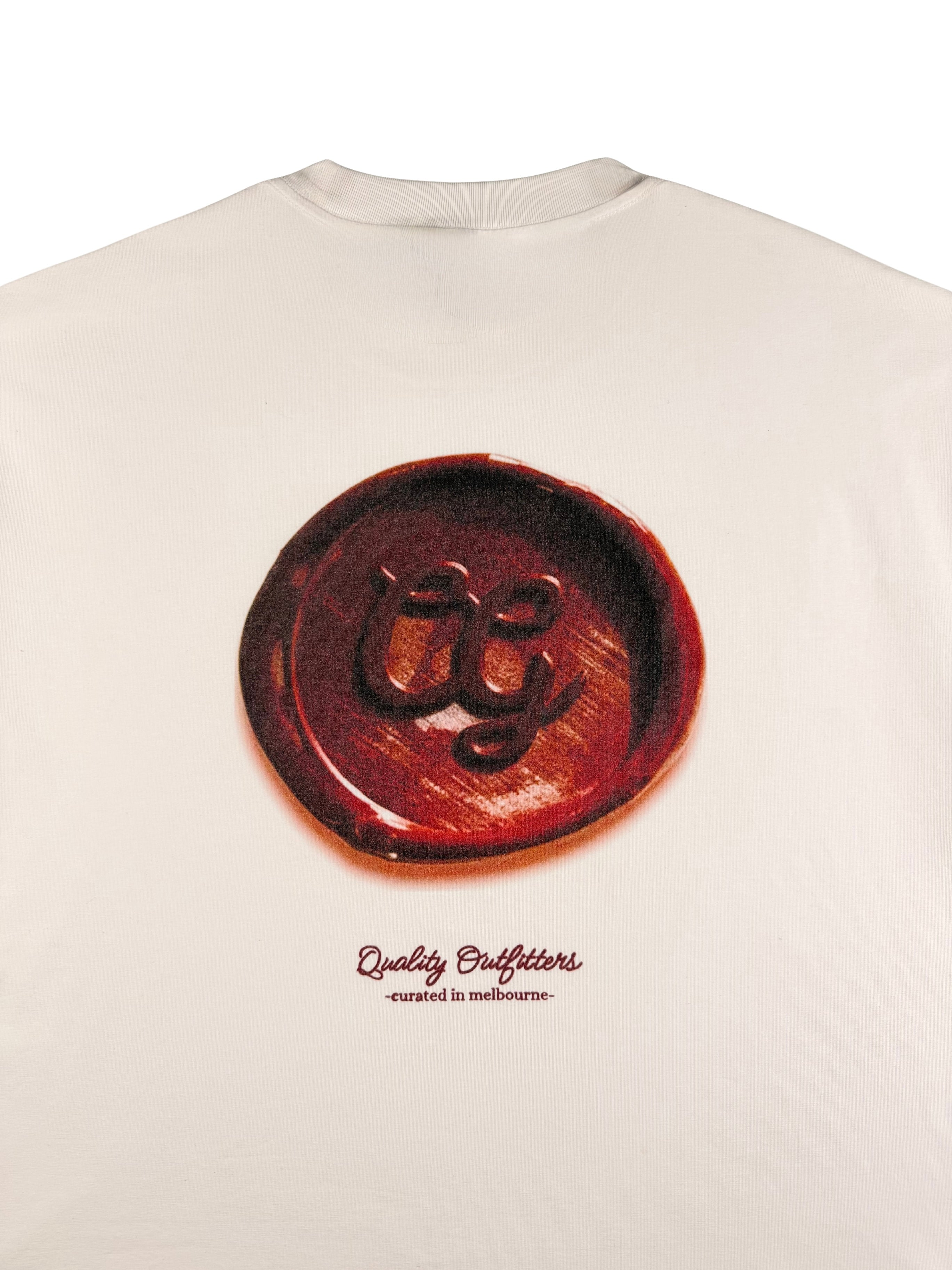 Wax Stamp Vintage Graphic Tee - White