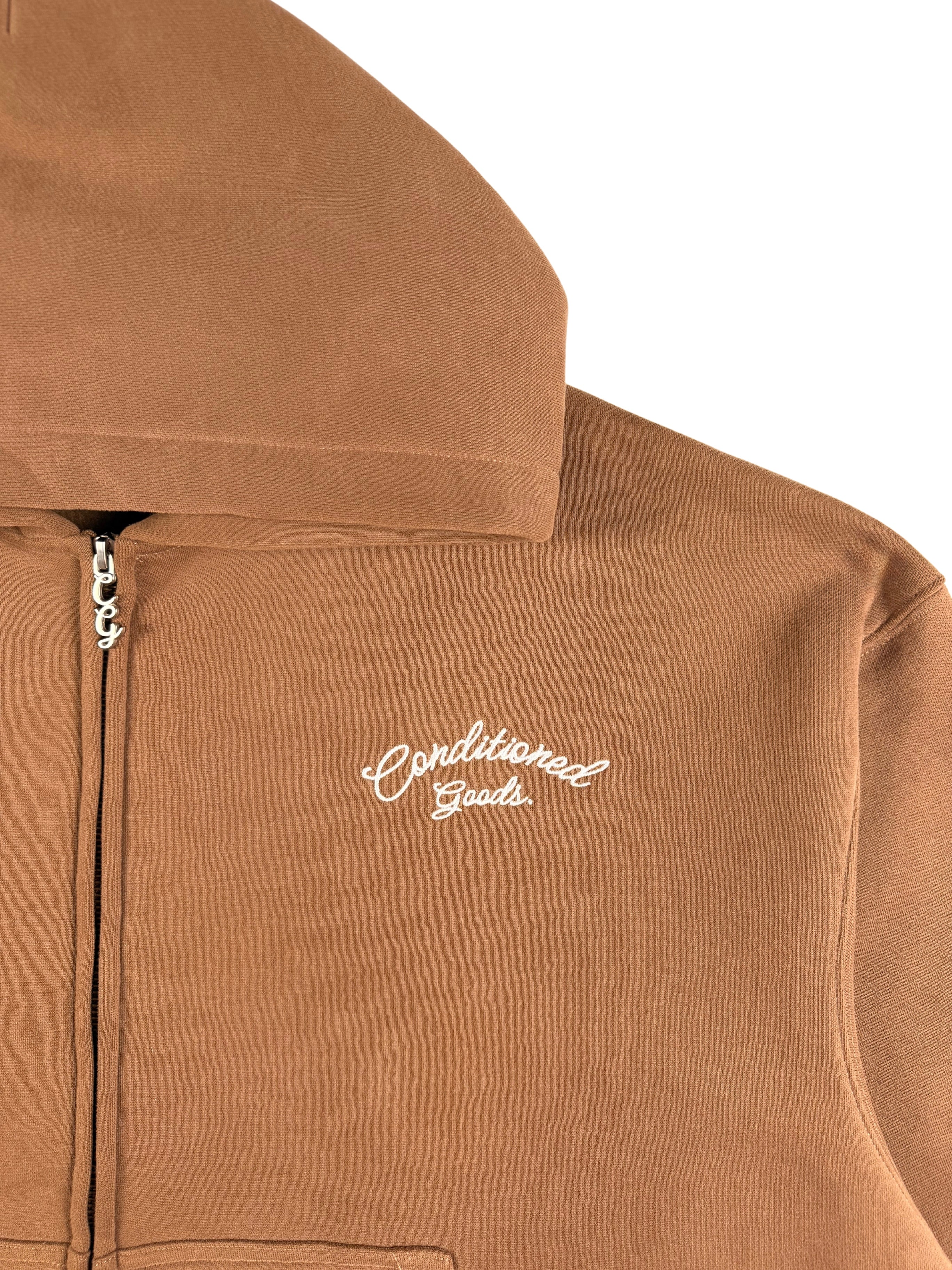 Two-Way Box Hoodie - Hazelnut