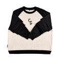 Hawk Raglan Longsleeve - Black/Marle Grey