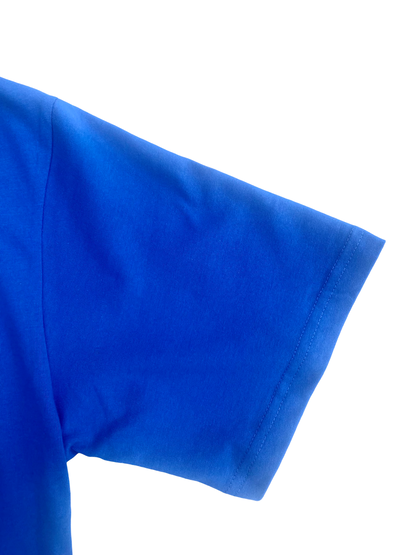 Pyramid T - Royal Blue/Off White