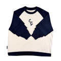 Hawk Raglan Longsleeve - Royal Blue/White