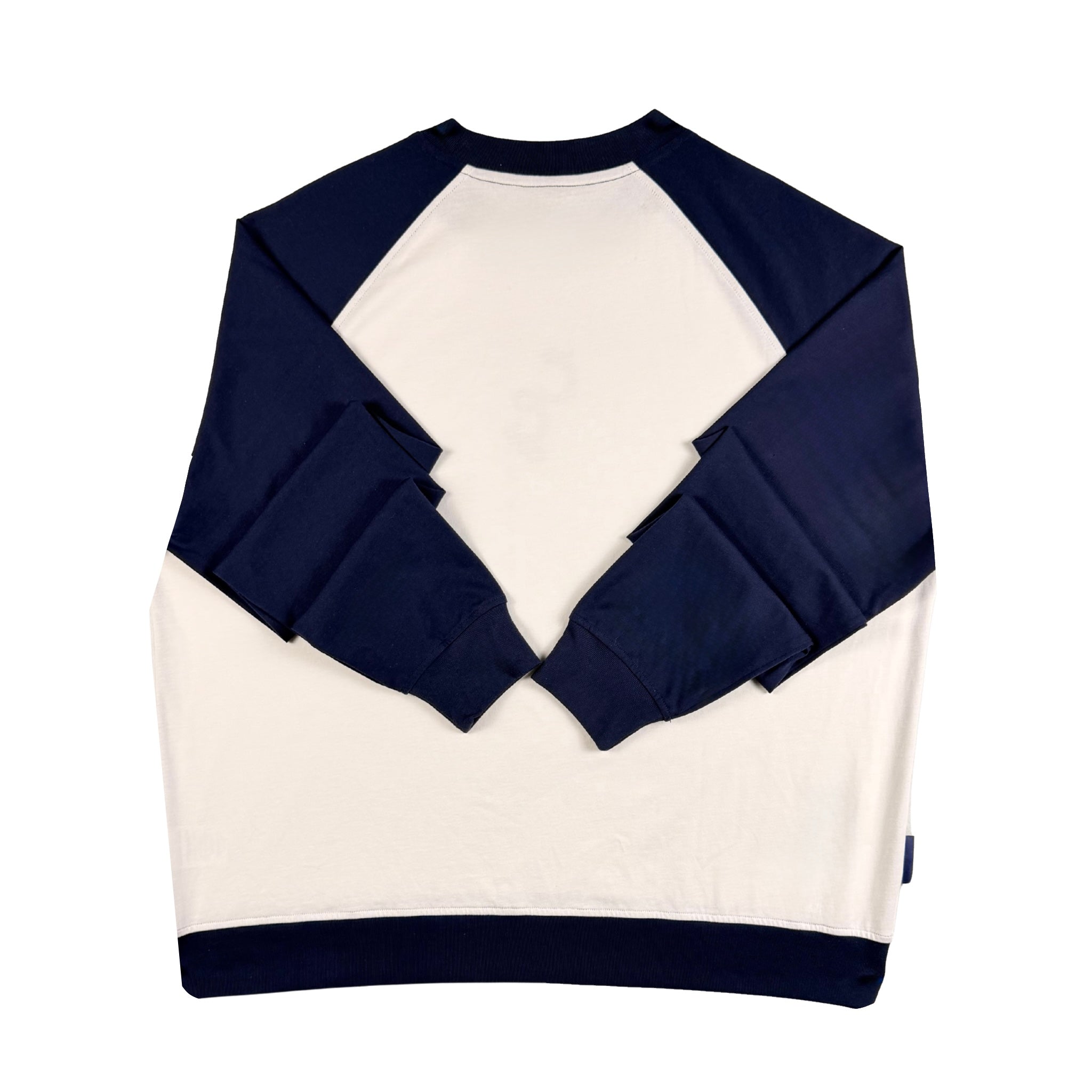 Hawk Raglan Longsleeve - Royal Blue/White