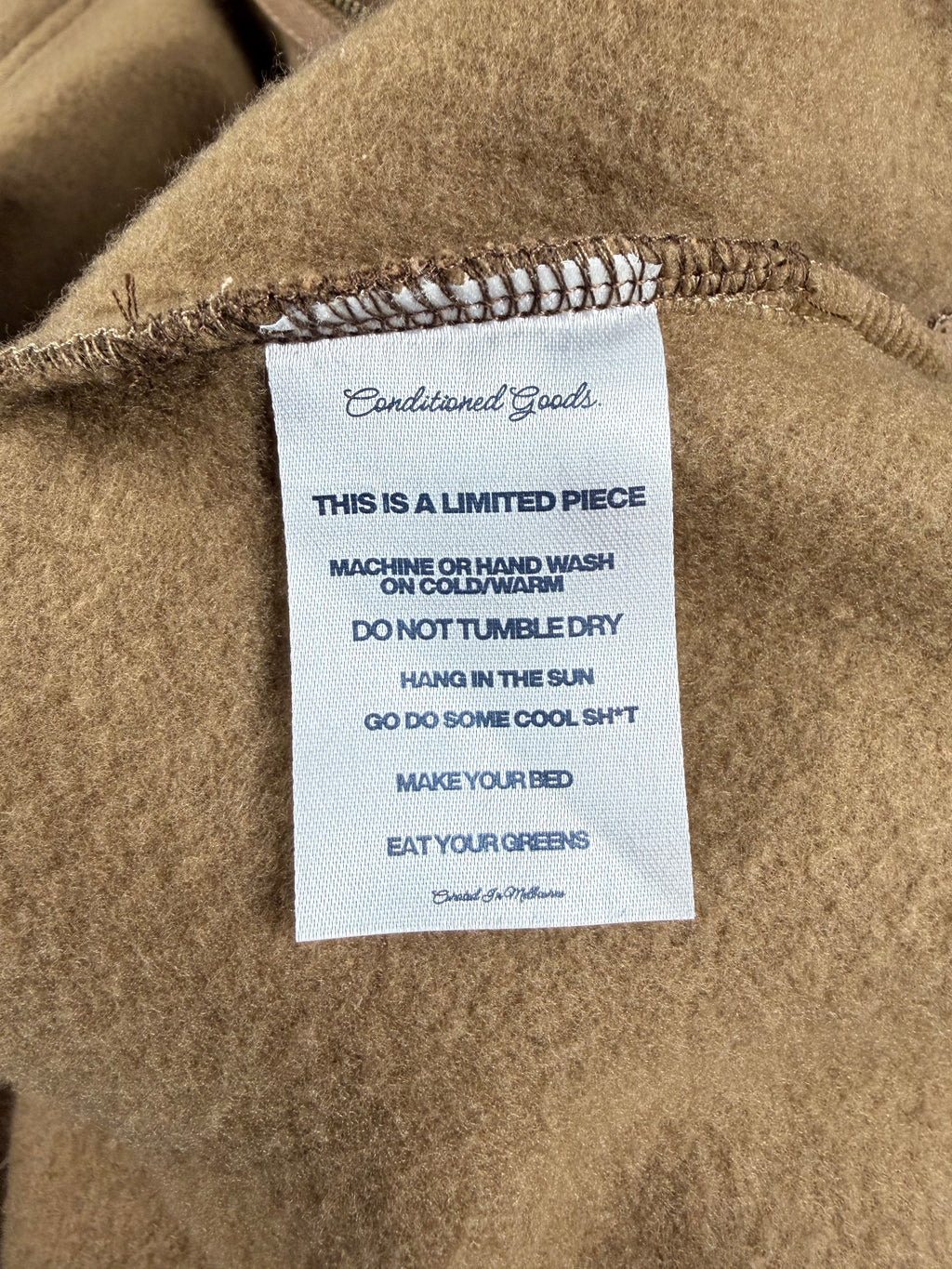 Two-Way Box Hoodie - Hazelnut