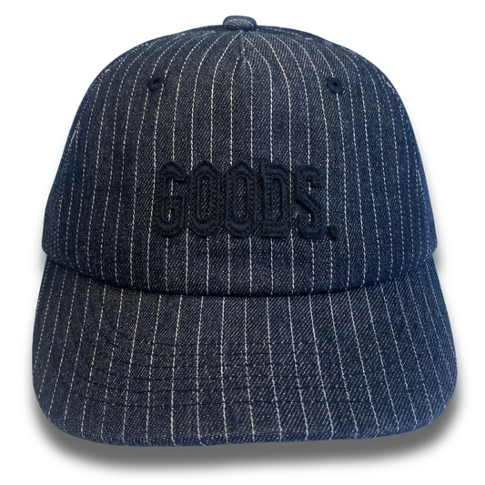 Mono Goods Cap - Pinstripe Grey