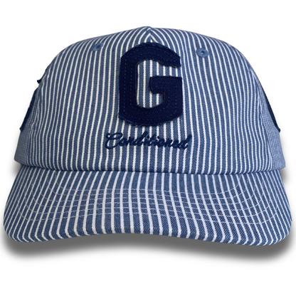 Goods All Over Cap - Pinstripe Blue
