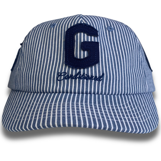 Goods All Over Cap - Pinstripe Blue
