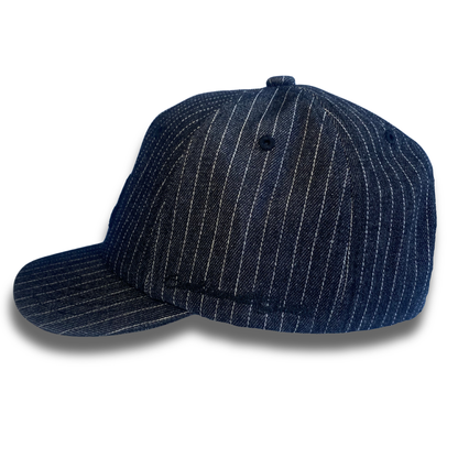 Mono Goods Cap - Pinstripe Grey