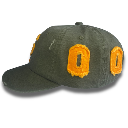 Goods All Over Cap - Olive/Burnt Orange
