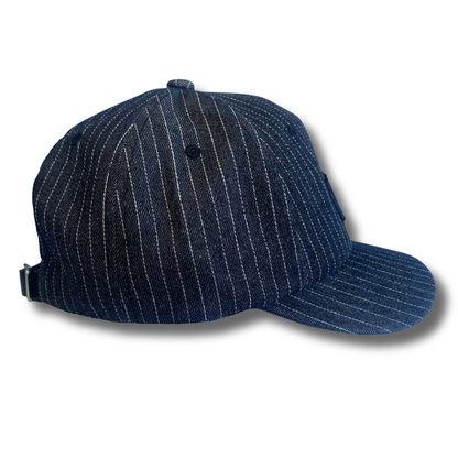 Mono Goods Cap - Pinstripe Grey