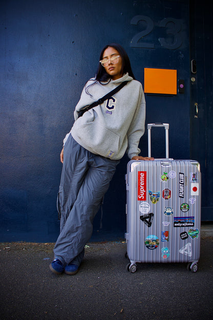 CG Varsity Hoodie - Marle Grey